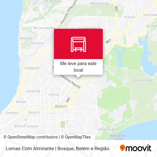 Lomas Com Almirante | Bosque mapa