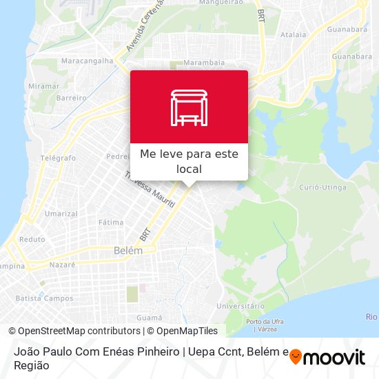 João Paulo Com Enéas Pinheiro | Uepa Ccnt mapa