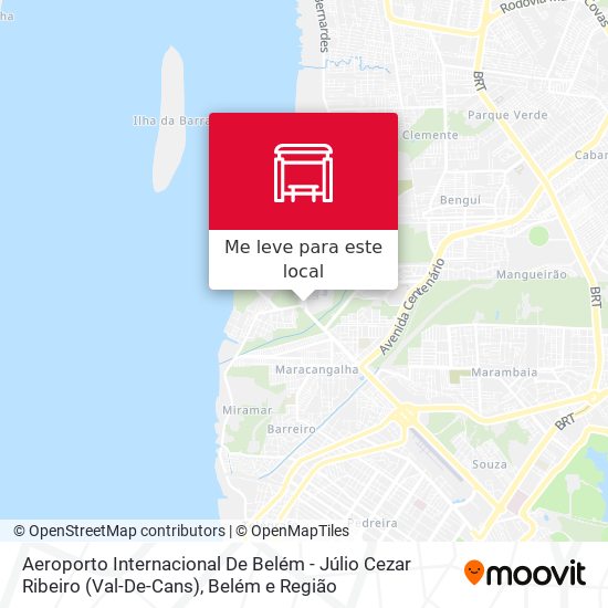 Aeroporto Internacional De Belém - Júlio Cezar Ribeiro (Val-De-Cans) mapa