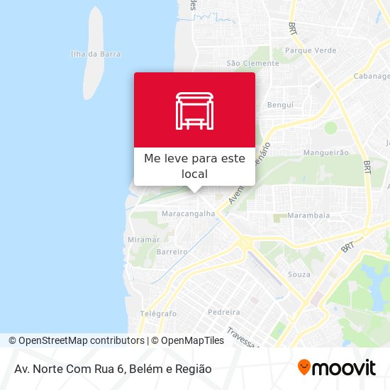 Av. Norte Com Rua 6 mapa