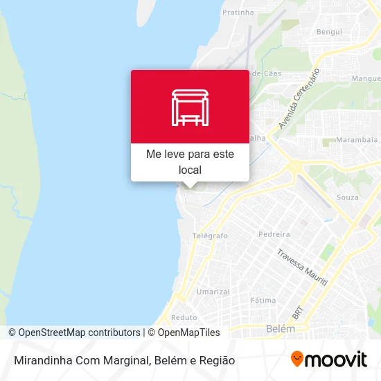 Mirandinha Com Marginal mapa