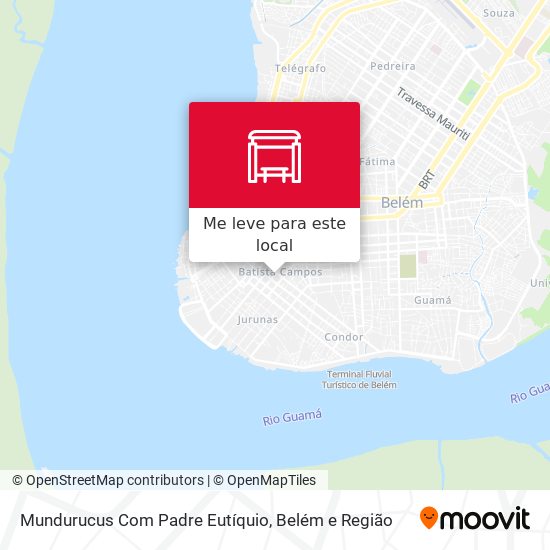 Mundurucus Com Padre Eutíquio mapa