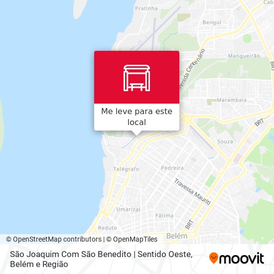 São Joaquim Com São Benedito | Sentido Oeste mapa
