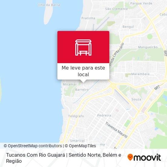 Tucanos Com Rio Guajará | Sentido Norte mapa