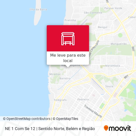 NE 1 Com Se 12 | Sentido Norte mapa