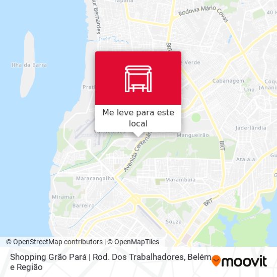 Shopping Grão Pará | Rod. Dos Trabalhadores mapa