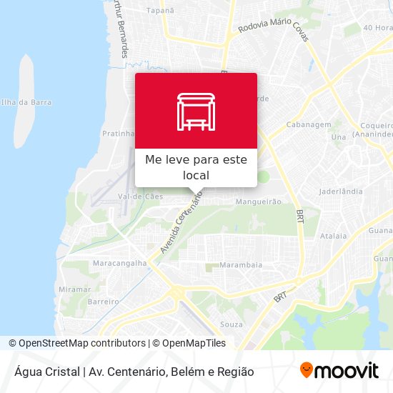 Água Cristal | Av. Centenário mapa