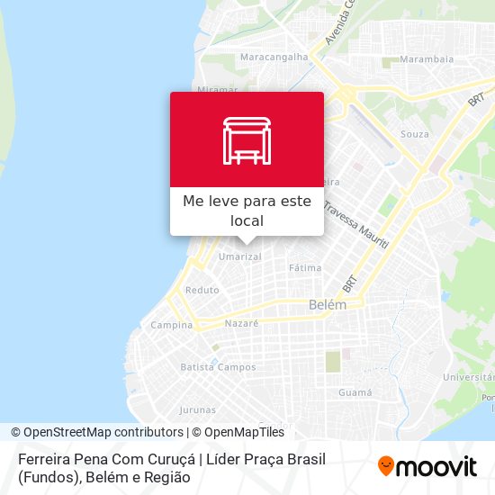 Ferreira Pena Com Curuçá | Líder Praça Brasil (Fundos) mapa