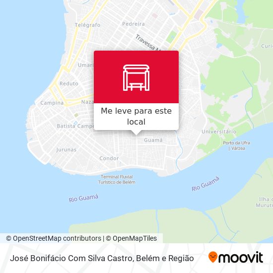 José Bonifácio Com Silva Castro mapa