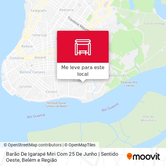 Barão De Igarapé Miri Com 25 De Junho | Sentido Oeste mapa