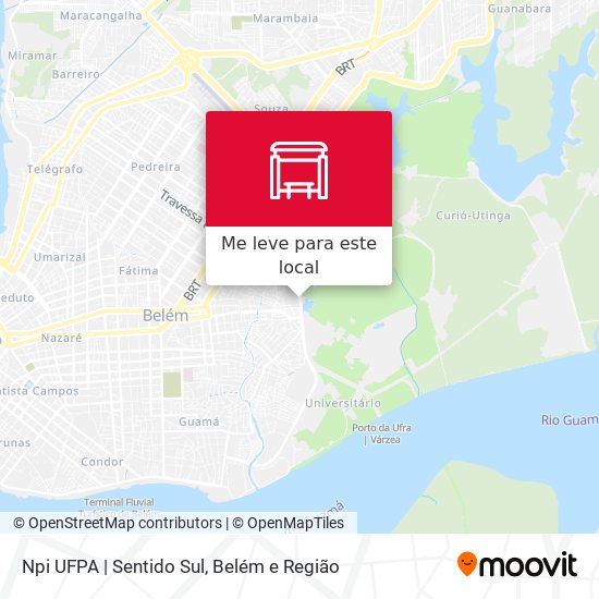 Npi UFPA | Sentido Sul mapa