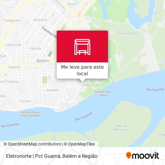 Eletronorte | Pct Guamá mapa