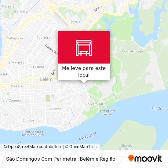 São Domingos Com Perimetral mapa