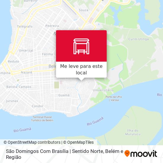 São Domingos Com Brasília | Sentido Norte mapa