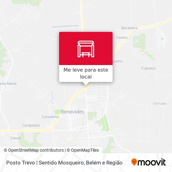 Posto Trevo | Sentido Mosqueiro mapa