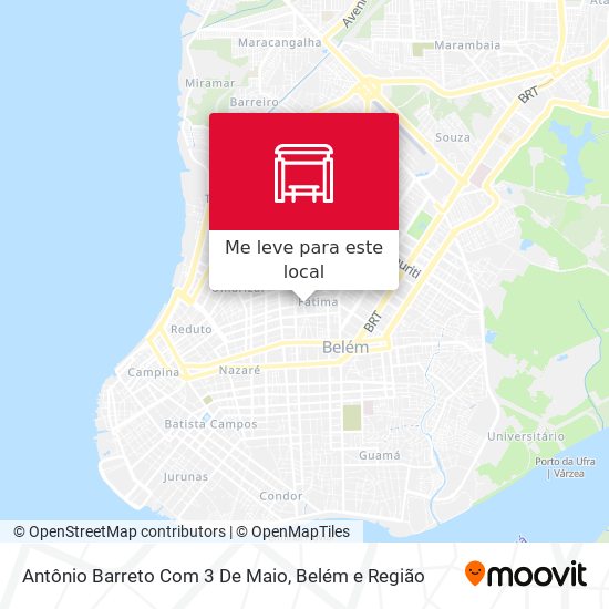 Antônio Barreto Com 3 De Maio mapa