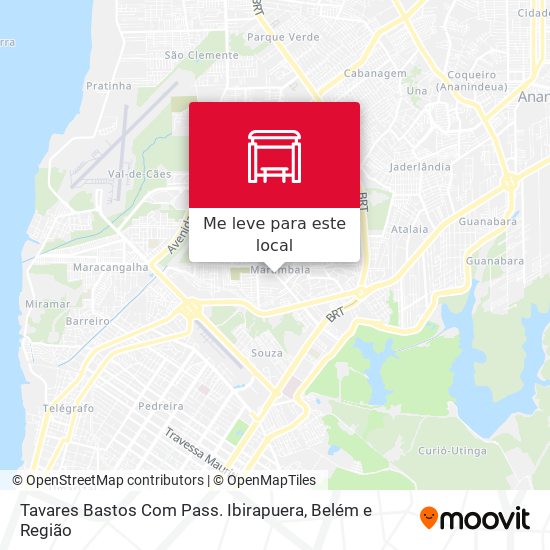 Tavares Bastos Com Pass. Ibirapuera mapa
