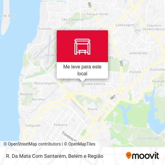 R. Da Mata Com Santarém mapa