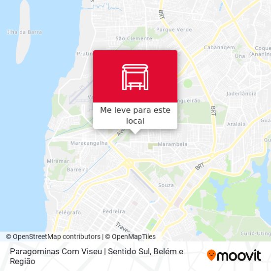 Paragominas Com Viseu | Sentido Sul mapa