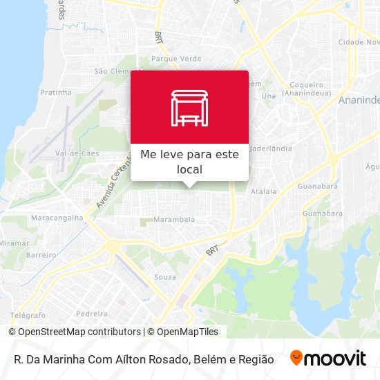 R. Da Marinha Com Aílton Rosado mapa
