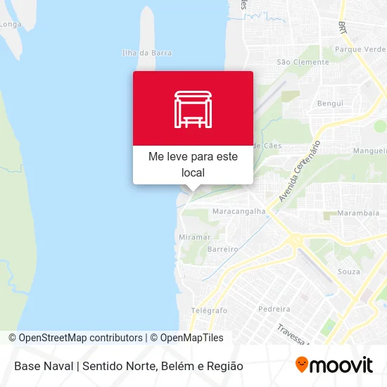Base Naval | Sentido Norte mapa