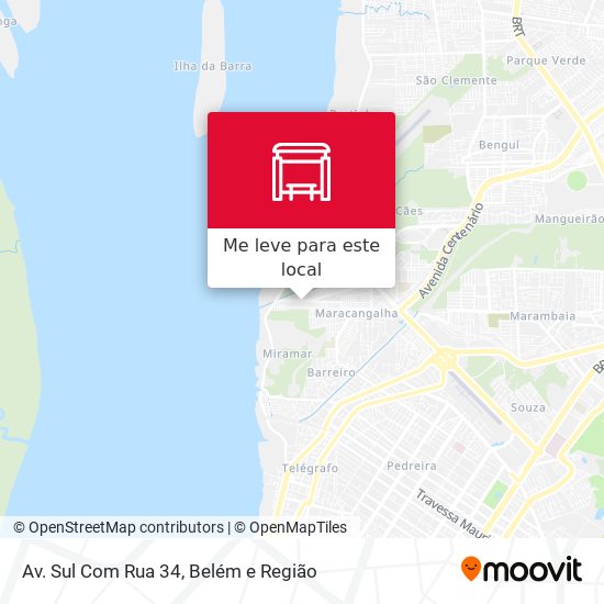 Av. Sul Com Rua 34 mapa