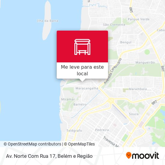 Av. Norte Com Rua 17 mapa