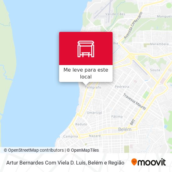 Artur Bernardes Com Viela D. Luís mapa