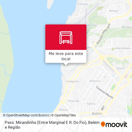 Pass. Mirandinha (Entre Marginal E R. Do Fio) mapa