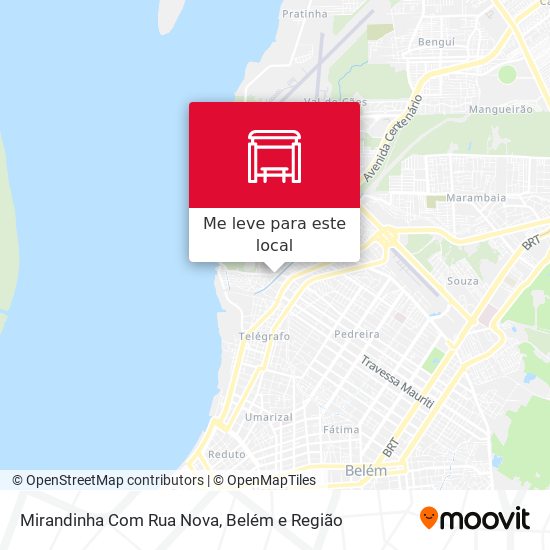 Mirandinha Com Rua Nova mapa