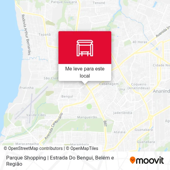 Parque Shopping | Estrada Do Bengui mapa