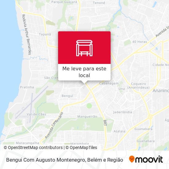 Bengui Com Augusto Montenegro mapa