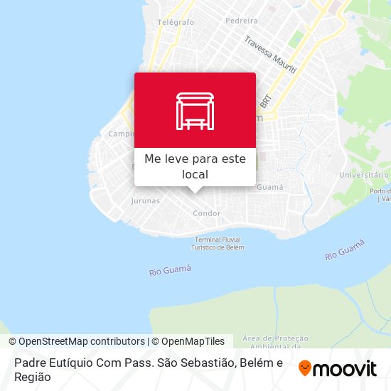 Padre Eutíquio Com Pass. São Sebastião mapa