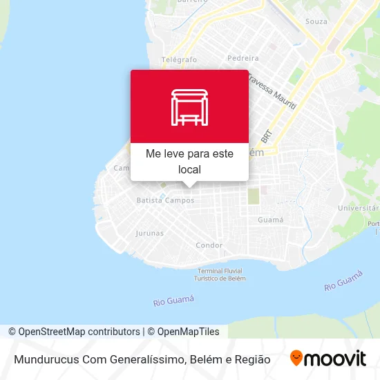 Mundurucus Com Generalíssimo mapa