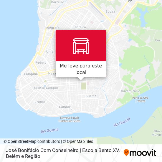 José Bonifácio Com Conselheiro | Escola Bento XV mapa