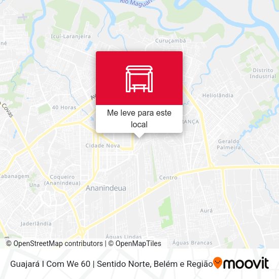Guajará I Com We 60 | Sentido Norte mapa