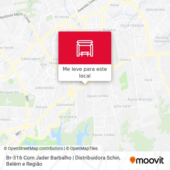 Br-316 Com Jader Barbalho | Distribuidora Schin mapa