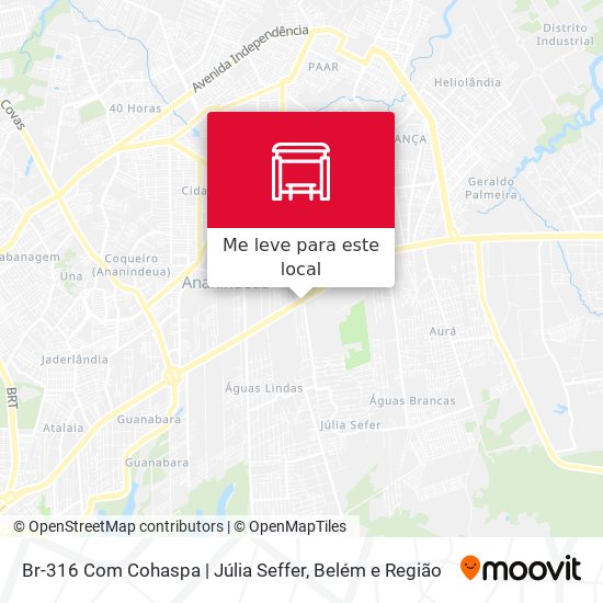 Br-316 Com Cohaspa | Júlia Seffer mapa