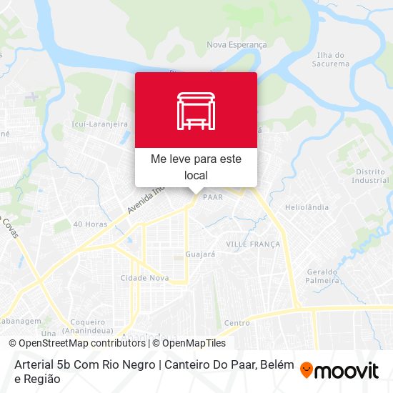 Arterial 5b Com Rio Negro | Canteiro Do Paar mapa