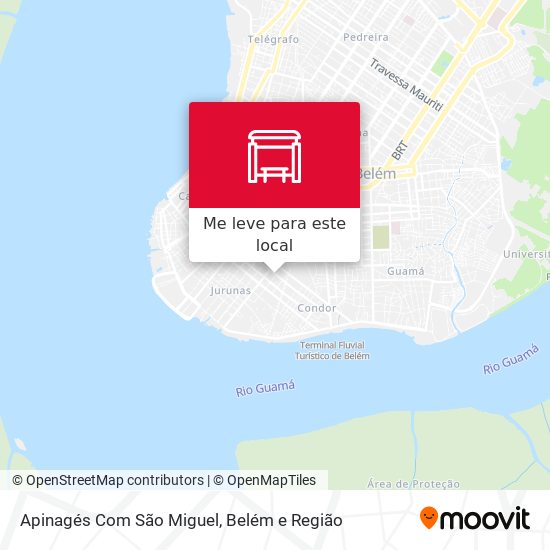 Apinagés Com São Miguel mapa