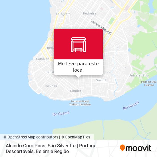 Alcindo Com Pass. São Silvestre | Portugal Descartáveis mapa