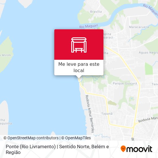 Ponte (Rio Livramento) | Sentido Norte mapa