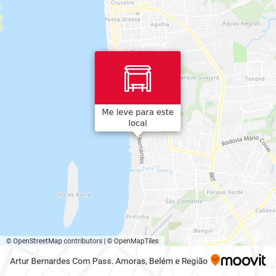Artur Bernardes Com Pass. Amoras mapa