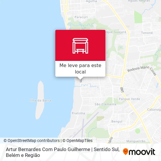 Artur Bernardes Com Paulo Guilherme | Sentido Sul mapa