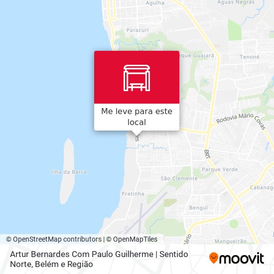 Artur Bernardes Com Paulo Guilherme | Sentido Norte mapa