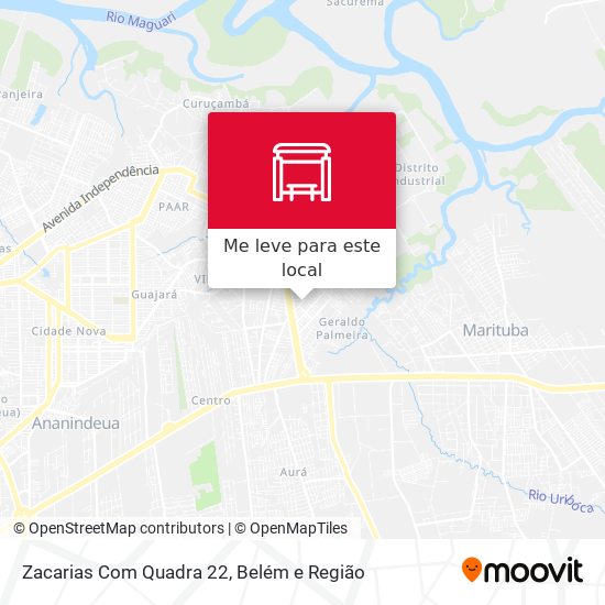 Zacarias Com Quadra 22 mapa
