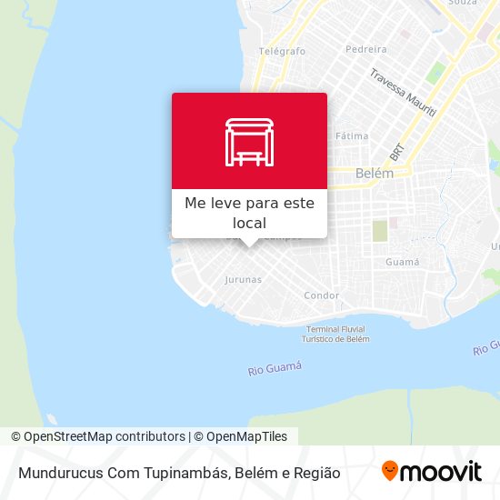 Mundurucus Com Tupinambás mapa