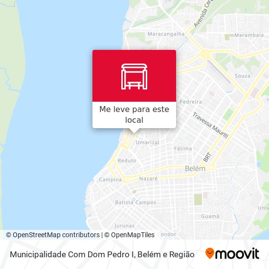 Municipalidade Com Dom Pedro I mapa
