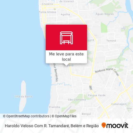 Haroldo Veloso Com R. Tamandaré mapa