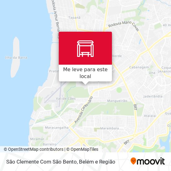 São Clemente Com São Bento mapa